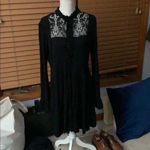 Killstar Black Victorian Style Dress